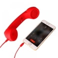 thumbnail image 2 of PENGXIANG Combiné Téléphonique Rétro Classique Confort Haut-Parleur Micro Récepteur pour Téléphones Android 7 Couleurs 3.5mm, 2 of 5