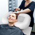 thumbnail image 3 of Bassin Gonflable pour Laver les Cheveux, Bassin de Shampooing de Chevet Portable en PVC pour Post-Opération, 3 of 8