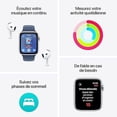 thumbnail image 3 of Apple Watch SE 2e Génération [GPS 44 mm] Montre Intelligente Starlight M/G - Remis à Neuf, Bon État, 3 of 3