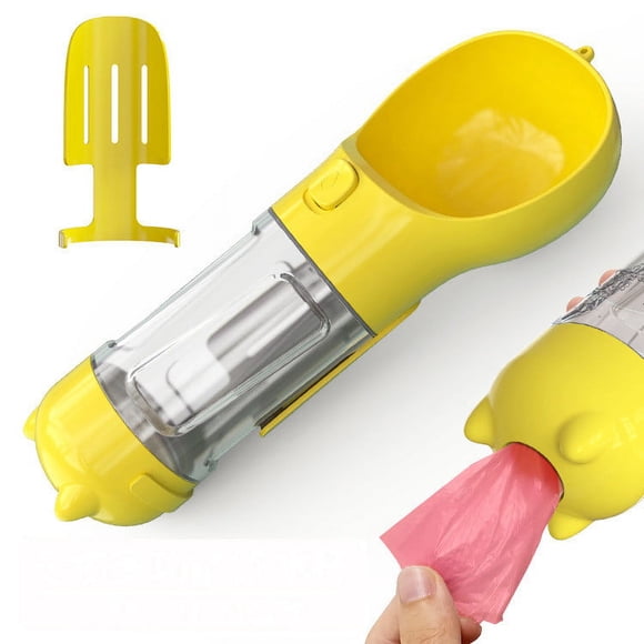 EGNMCR Pet Nursing Supplies Pet Dog Traveling Drinking Bottle with Garbage Shovel and Water Dispen Water dispenser