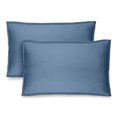 thumbnail image 1 of Bare Home Pillow Sham Set - Premium 1800 Collection - Double Brushed - Queen, Coronet Blue, 1 of 7
