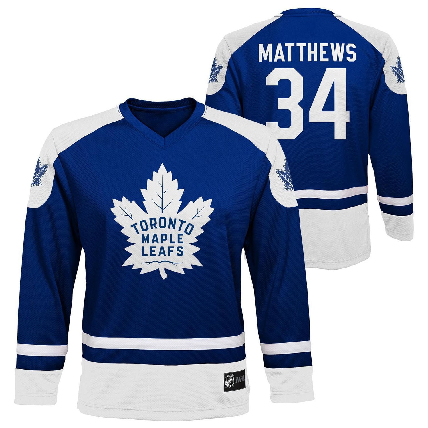 Jersey d'équipe jeunesse Maple Leafs Matthews de la LNH