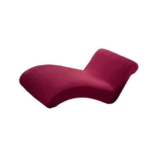 Housses de Chaise Longue Housse de Chaise Intérieure pour Salon Housse Intérieure Chambre Rouge Vin