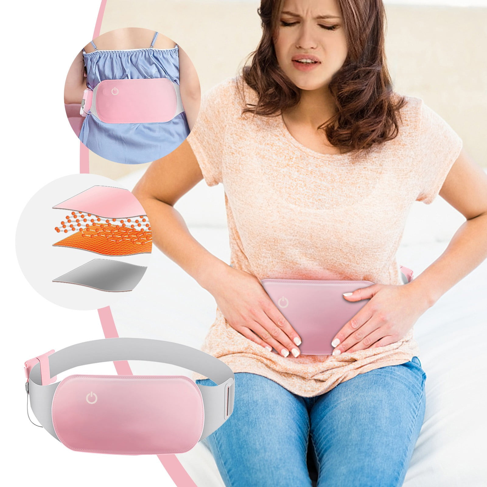 Meitianfacai USB Heating Heating Belt Hot Compress Heating Comfortable Heating Pad