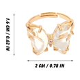 thumbnail image 2 of TopLLC Rings Color Transparent Live Mouth Ring Female Ins Net Red Girl Fashion Ring Live ring, 2 of 4