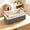 Gray#2, variant on Hand Woven Storage Basket with Wooden Handles, 8.5x5.9x3.2in, Decorative Paper Rope Basket for Shelves, Bathroom, Kitchen, Closets, Countertop, Farmhouse Home Organization