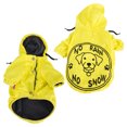 thumbnail image 1 of SUSSEXHOME Pets Dog Raincoat with Hood - Full Coverage Dog Rain Jacket with Fleece Lining - Machine Washable Waterproof Raincoat for Dogs - Yellow, 1 of 8
