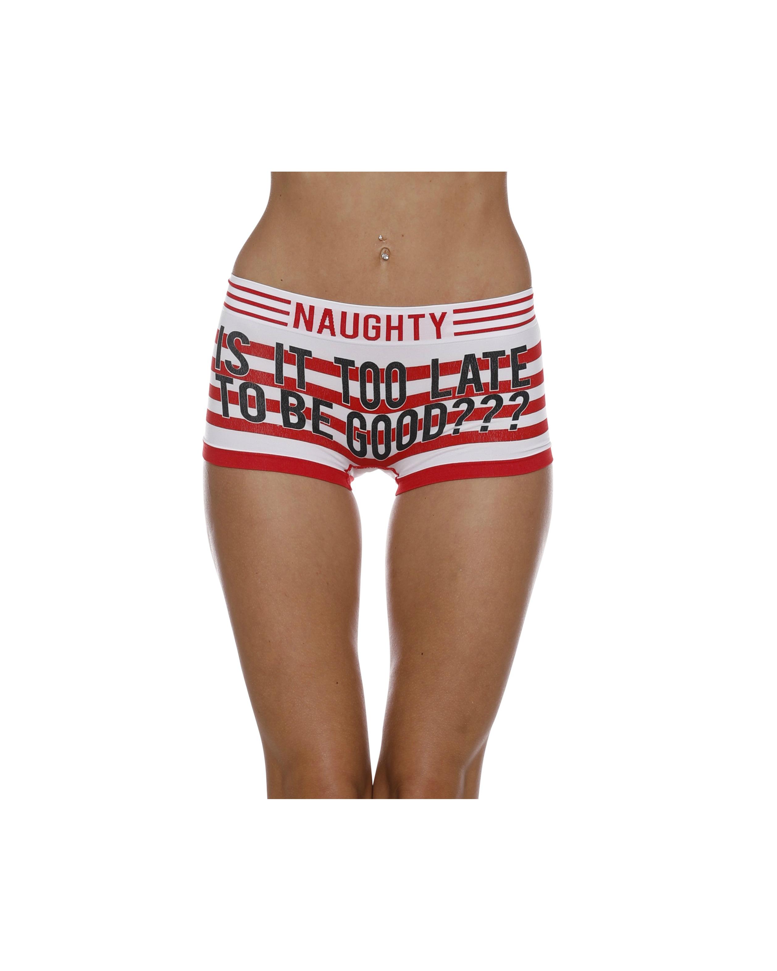 Culottes pour Femmes Lingerie de Noël sous-Vêtements Confortables Culottes Garçonnes