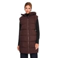 thumbnail image 1 of George Women's Long Quilted Vest, 1 of 6