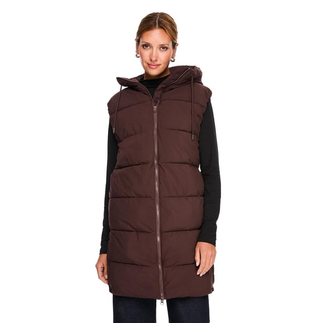 George Women's Long Quilted Vest