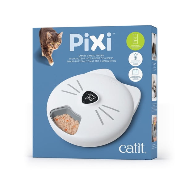 自動給餌器 pixi catit smart 6-meal feeder Catit Pixi Smart 6-Meal Cat Feeder - Walmart.ca
