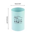 thumbnail image 3 of Bovemsi Sink Strainer Stainless Cutlery Utensil Holder Large Capacity Kitchenware Organizer For Spoon Chopsticks Storage Bracket Kitchen Storage Rack Spoon Bracket Multifunction Cutlery Drainer, 3 of 9