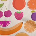 thumbnail image 1 of oneOone Silk Tabby Light Peach Fabric Fruits Craft Projects Decor Fabric Printed By The Yard 42 Inch Wide, 1 of 4