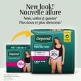 thumbnail image 2 of Depend Fresh Protection Incontinence Underwear for Women, Adult Diapers, L, 28 Count, 2 of 8