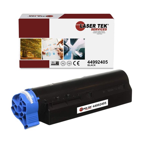 Laser Tek Services Cartouche de Toner Compatible de Remplacement pour Okidata 44992405 Fonctionne avec les Imprimantes Okidata MB451 Mo451w MFP (Noir, Lot de 1) - 1 500 Pages