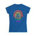 thumbnail image 2 of It's OK to Be Gay Equality Human Rights LGBT Pride Flag Gay Womens T Shirts, 2 of 6