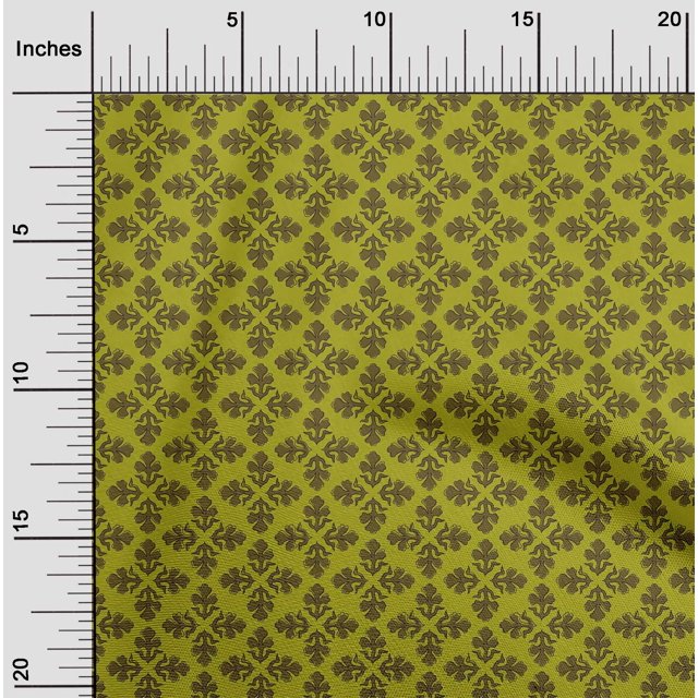 oneOone Tissu Georgette Viscose Imprimé Floral par Yard 42 Pouces de Large