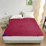 Suncoda Protective Mattress, Water Proof Mattress Protector Quilted Fitted Dusting Proof Mattress Pad Cover for Cozy Sleep Soft and Breathable Bed Mattress Cover