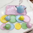 thumbnail image 4 of Aofa 14Pcs/Set Kids Children Teapot Tea Set Toy Cups Saucers Pretend Play Food Fun Kids Gift, 4 of 7