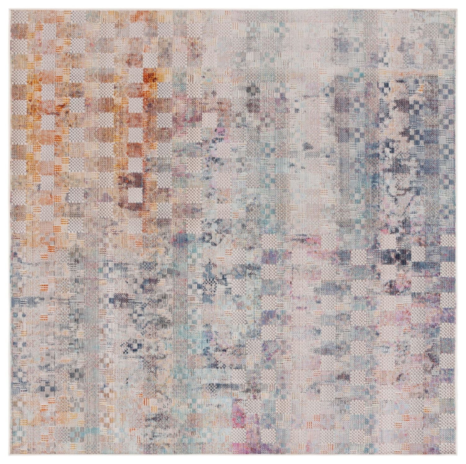 SAFAVIEH Rainbow Jamel Abstract Indoor/Outdoor Area Rug