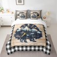 thumbnail image 2 of YST Rustic Farmhouse Decor 7-Piece Comforter Set with Sheets, Queen Size, Polyester, 2 of 5