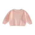 thumbnail image 1 of Chandails à Col pour Bébé Manches Longues Pulls Tricotés Amples, 1 of 6