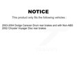 thumbnail image 2 of Transit Auto Front Disc Brake Rotors and Ceramic Pads Kit for Car Dodge Caravan Chrysler Voyager K8T-100209, 2 of 11