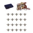 thumbnail image 1 of Feet 20 Set Antique Wood Box Feet Legs Jewelry Chest Storage Box Feet Leg Corner Protector For Furniture Hardware Small Size, 1 of 8