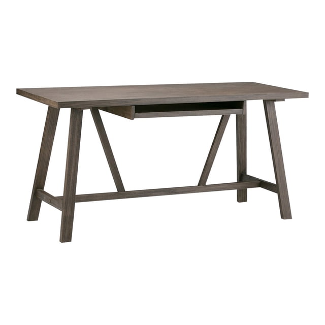 Simpli Home Dylan - Writing desk - rectangular - driftwood