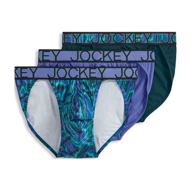 Jockey String Bikini Extensible en Microfibre pour Hommes - Lot de 3