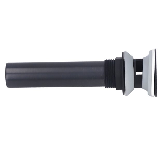 Basin Strainer, Non Overflow Basin Drain Stainless Steel Black For Bathtub