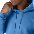 thumbnail image 4 of Hanes Mens EcoSmart Fleece Hoodie, 2XL, Denim Blue, 4 of 7
