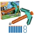 thumbnail image 3 of Nerf Minecraft Pioche en diamant, blaster à fléchettes, 8 fléchettes Nerf Elite, 3 of 10