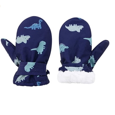 Splozh Kids Magic Gloves Toddler Mittens Waterproof Winter Gloves Toddler Snow Cartoon Gloves for Kids Baby Winter Mittens for Girls Boys Green,6-24 Months