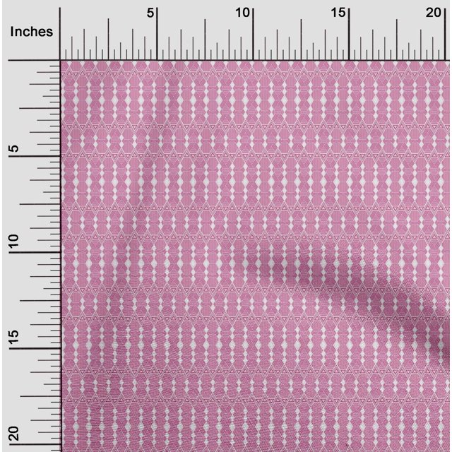 oneOone Cotton Flex Fabric Hexagon|Diamond & Triangle Geometric Decor Fabric Printed BTY 40 Inch Wide