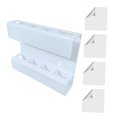 thumbnail image 4 of Luzkey Sippy Holder Container Acrylic Reusable Easy Installation Sippy Dispenser Kitchen Accessories for Door Bar Cupboard Door Cafe White, 4 of 8