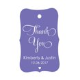 thumbnail image 1 of 100 PCS Thank You Custom Made Hang Tags Personalized Wedding Favor Gift Paper Tags, 1 of 1
