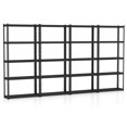 thumbnail image 1 of Costway 4 PCS 5-Tier Heavy Duty Storage Shelf Storage Utility Rack Shelf with Anti-tipping Device Black, 1 of 10