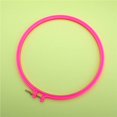 thumbnail image 3 of 4 Embroidery Hoops Plastic Multicolor Circle Cross cross stitch Stitch Hoop Ring for Embroidery and Cross Stitch, 3 of 8