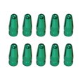 thumbnail image 1 of 10 Pieces Bike Tire Caps Dustproof Air Parts Decorative Cover Protective Fittings Aluminum Alloy Solid Color Rim Stem Covers for Replacement Green, 1 of 8