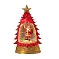 thumbnail image 2 of Aodebiao LED Christmas Tree Night Light Desktop Decor with Glass Cover Holiday Scene Layout Battery Powered Festive Glowing Home Office Decoration Gift, 2 of 5