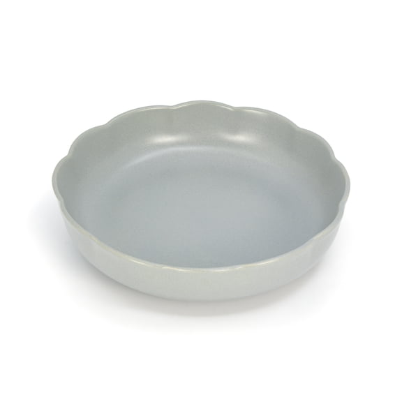 BU Scallop 8 inch Dinner Bowl Blue