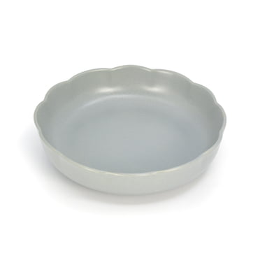 BU Scallop 8 inch Dinner Bowl Blue