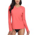 thumbnail image 1 of BeautyIn Women V-Neck Rash Guard UPF 50+ Sun Protection Swimwear Shirt, 1 of 6