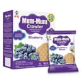 thumbnail image 3 of Mum-Mum Crawler Teething Biscuits for Crawling Baby - Blueberry Flavor, 3 of 7