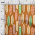 thumbnail image 2 of oneOone Silk Tabby Orange Fabric Kids Floral Sewing Craft Projects Fabric Prints By Yard 42 Inch Wide, 2 of 4
