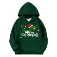 thumbnail image 4 of Girls Long Sleeve Tops, Pullover Sweatshirt with Crewneck and Pocket, 4 of 9