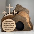thumbnail image 3 of Easter Tomb Decor Decorative 3D Visual Effect Attractive Desktop Indoor Easter Sign Gift Wooden Ornament, 3 of 5