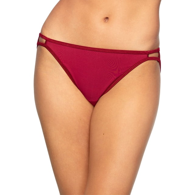 Vanity Fair Womens Body Shine Illumination String Bikini, 8, NH Holly