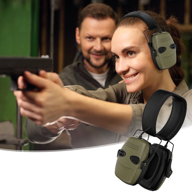 CEHVOMTwsEarbud Bluetooth, Casque d'Écoute Bluetooth pour Adultes, Écouteurs à Réduction de Bruit, Protection Auditive de Prise de Vue, Cache-Oreilles Réduction Active du Bruit Protection Auditive Amplification